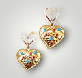 Pendientes de la colección: Doble Corazón