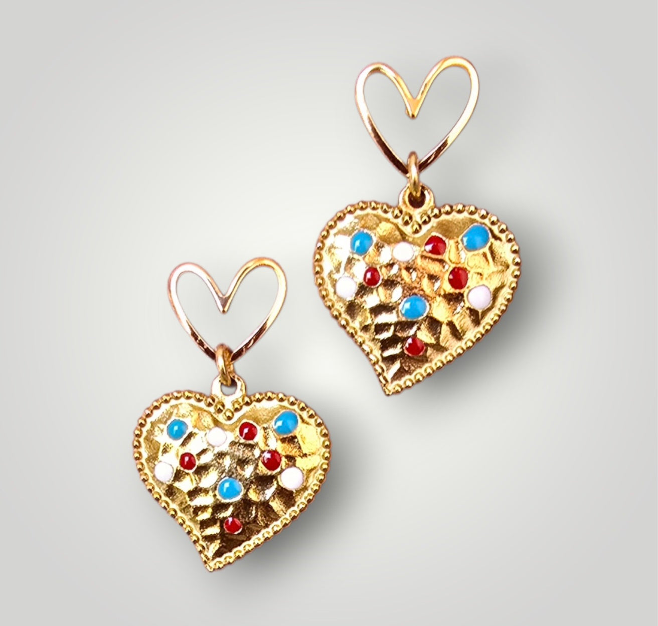 Pendientes de la colección: Doble Corazón