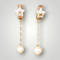 Pendientes de la colección: Perlas estrella doble