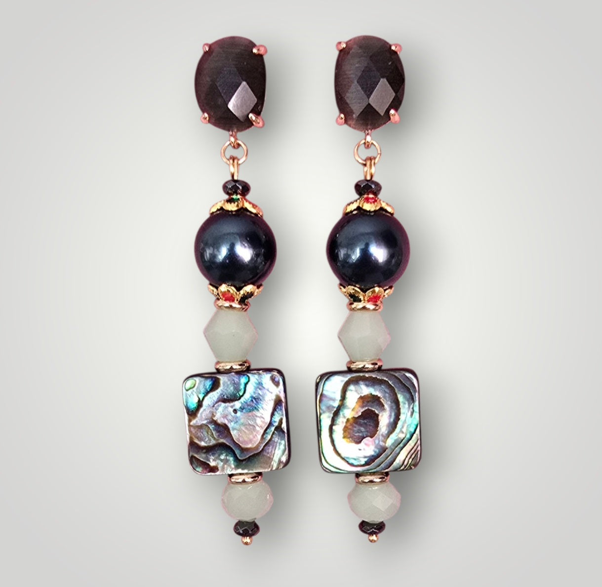 Pendientes de la colección: Nácar abulon