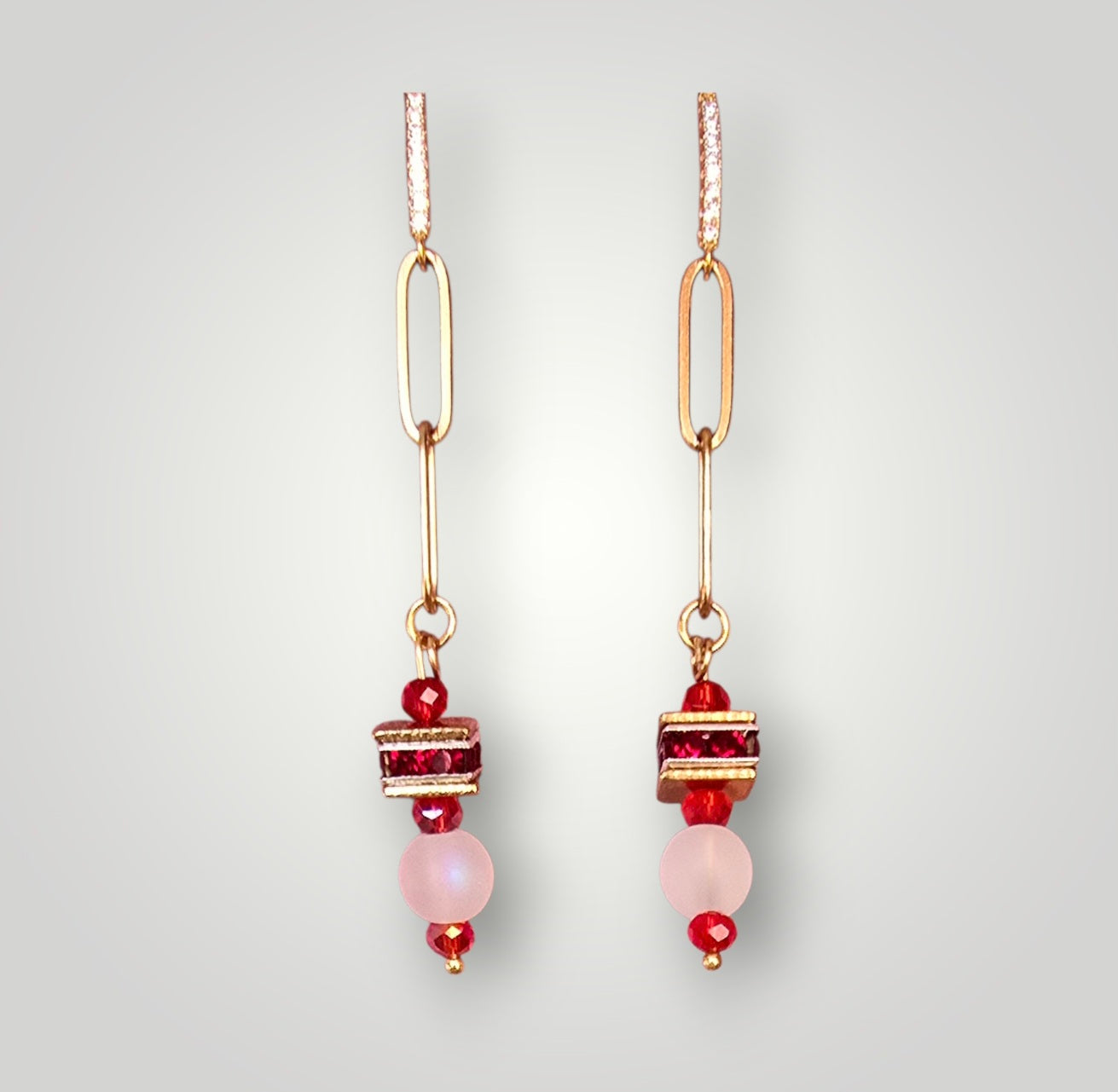 Pendientes de la colección: Cubo Rojo
