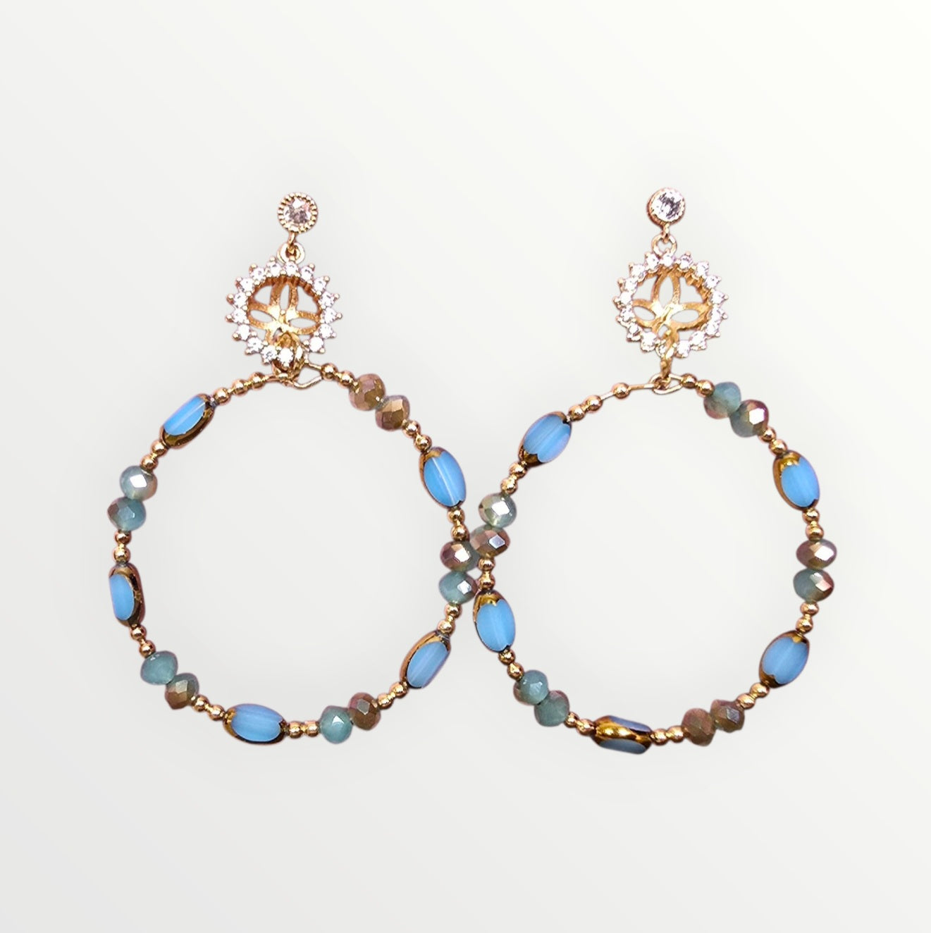 Pendientes de la colección:  Aros Loto.