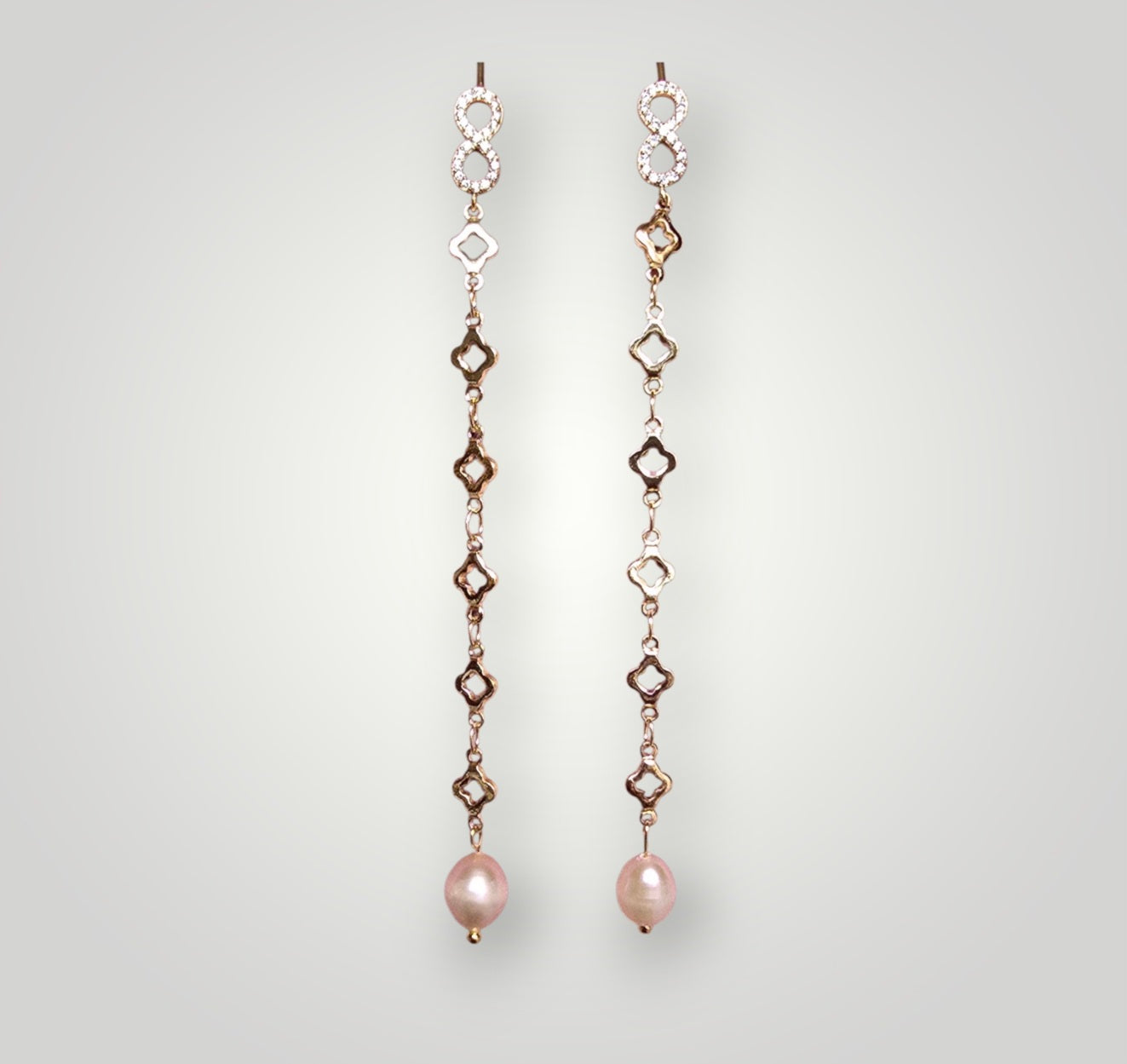 Pendientes de la colección: Perlas infinitas