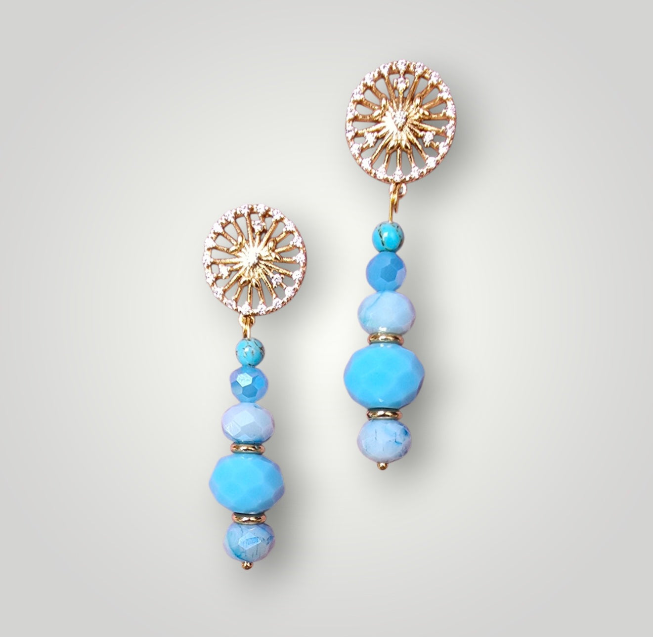 Pendientes de la colección: Esfera Turquesa