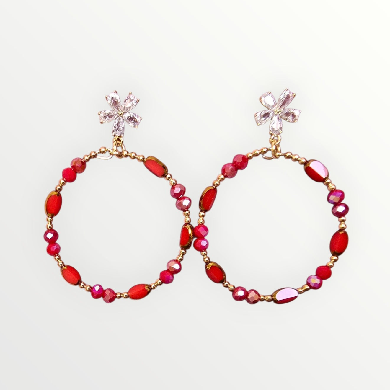 Pendientes de la colección: Aros Flor