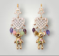 Pendientes de la colección: Oso Corazón