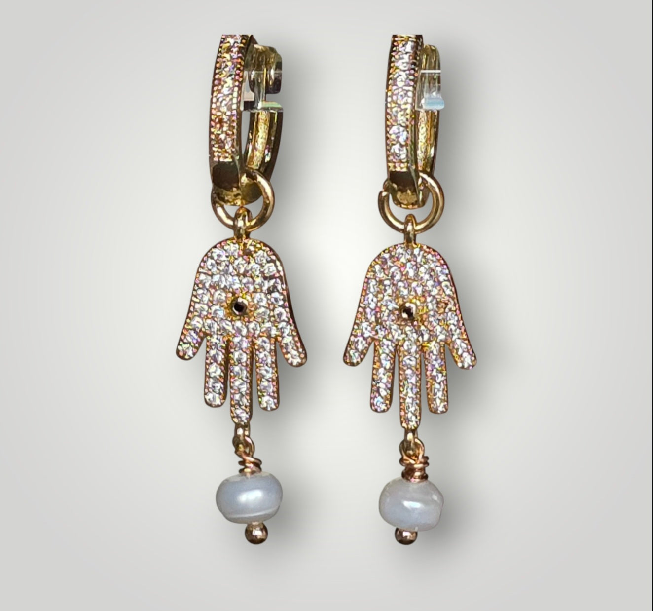 Pendientes de la colección: Perlas mano turca